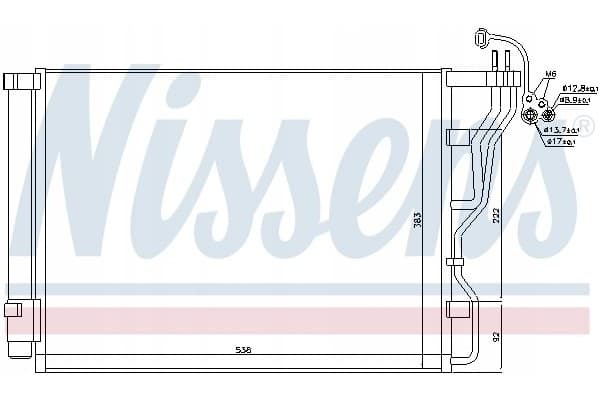 Nissens 940245 Condensador, aire acondicionado nuevo 2