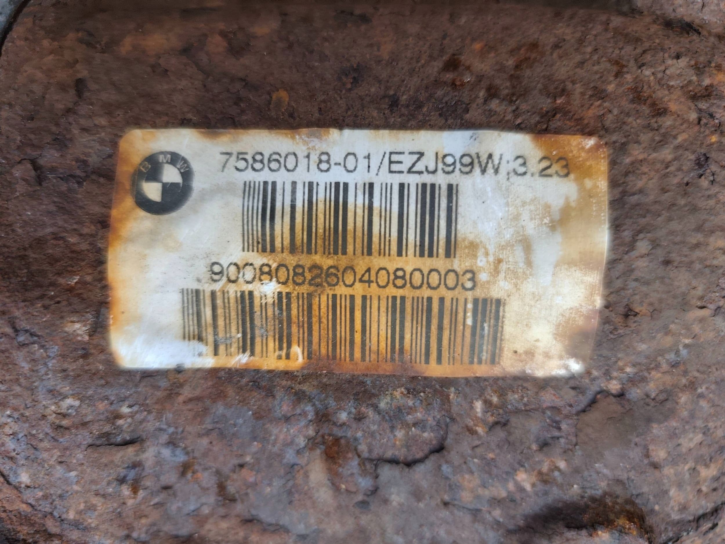 Diferencial Trasero BMW E83 X3 3.5 SD 286CV 7586018 3.23 usado 2