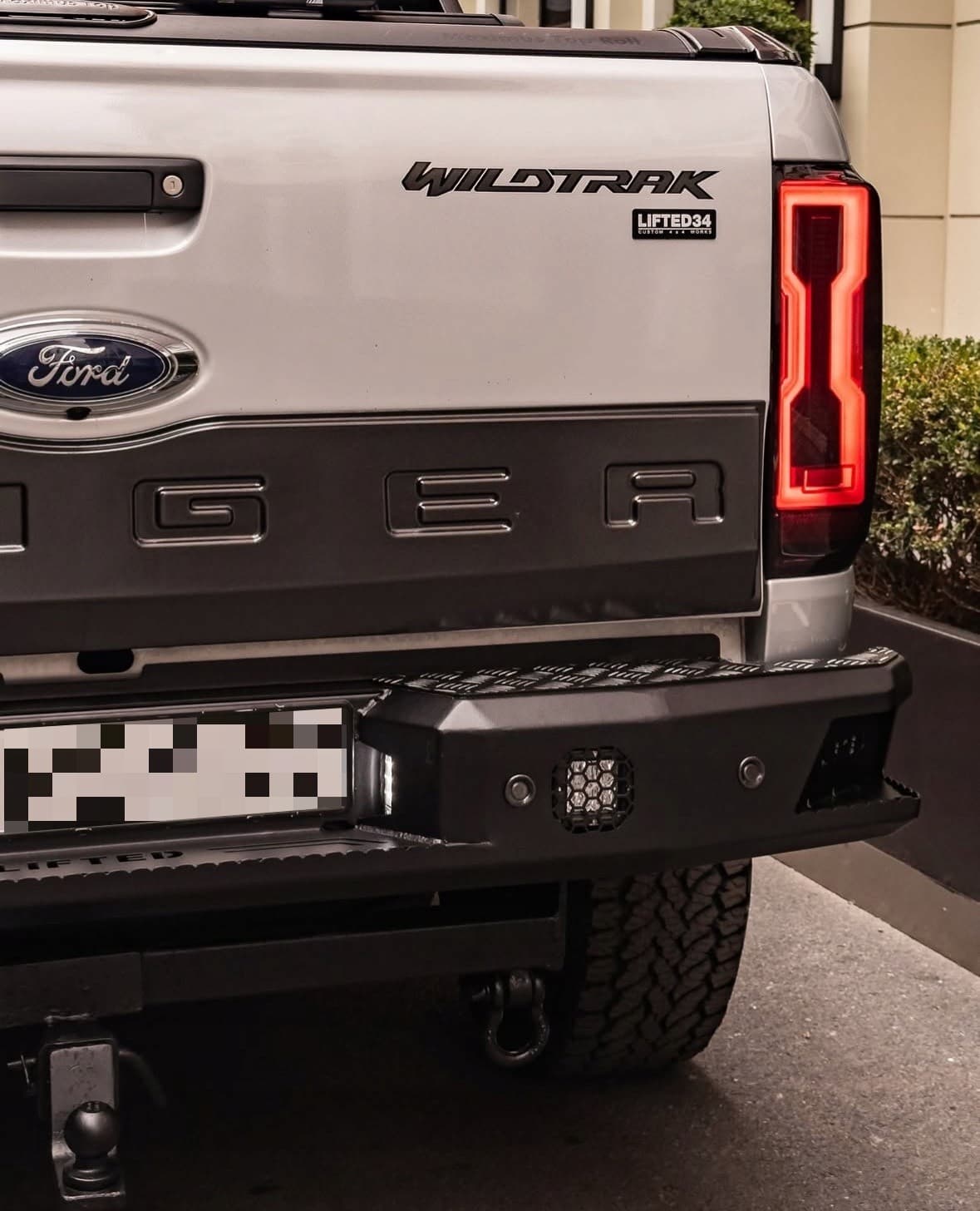 Parachoques Trasero de Acero para Ford Ranger 4x4 Offroad nuevo 7