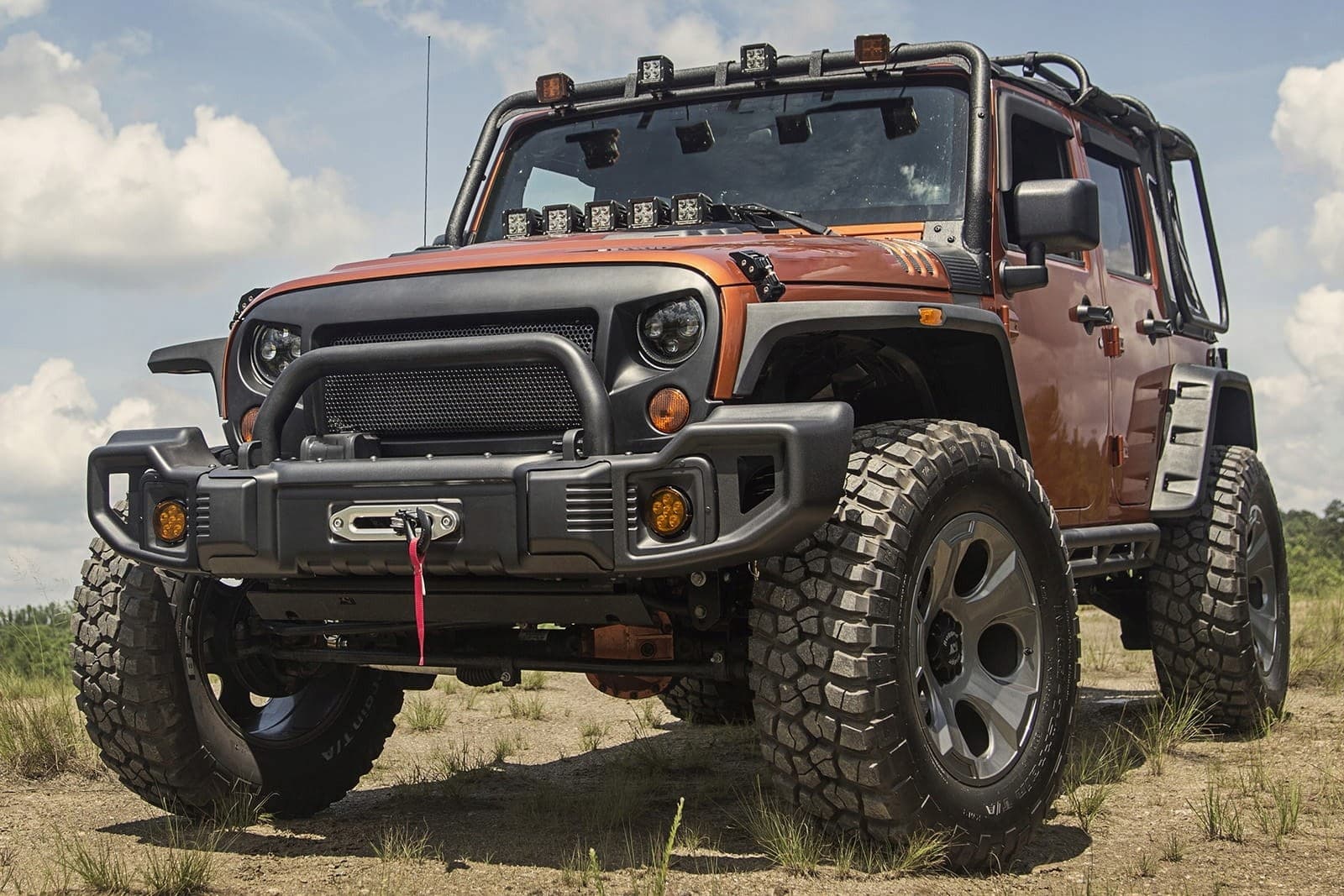 Parachoques delantero Tanzania para Jeep Wrangler JL 2018 nuevo 2