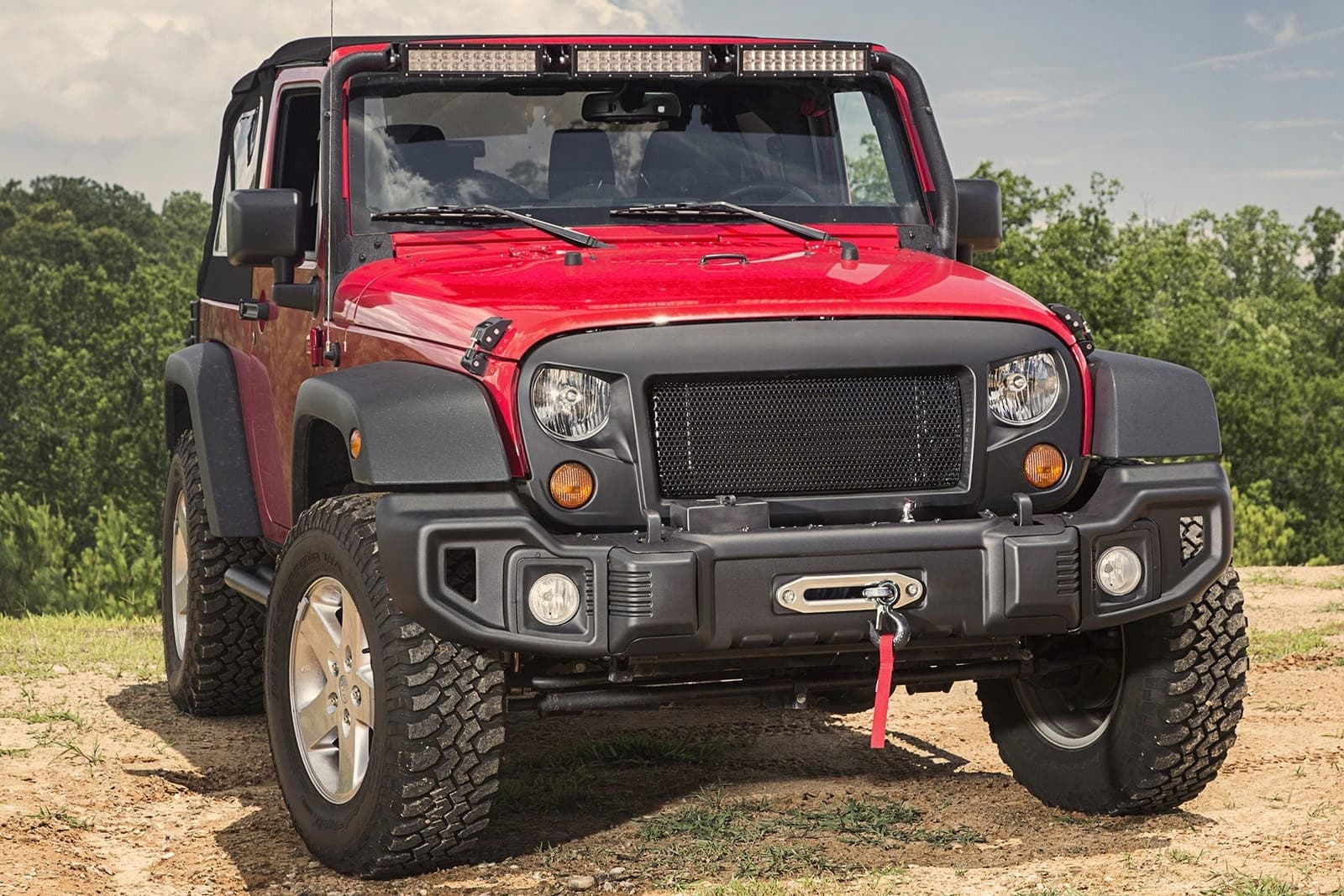Parachoques delantero Tanzania para Jeep Wrangler JL 2018 nuevo 4