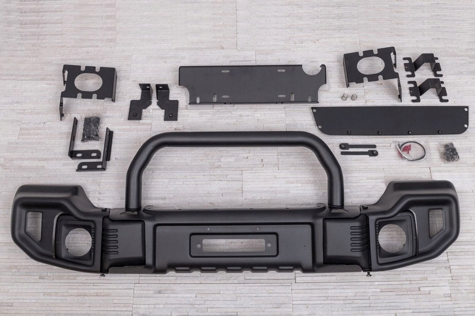 Parachoques delantero Tanzania para Jeep Wrangler JL 2018 nuevo 6