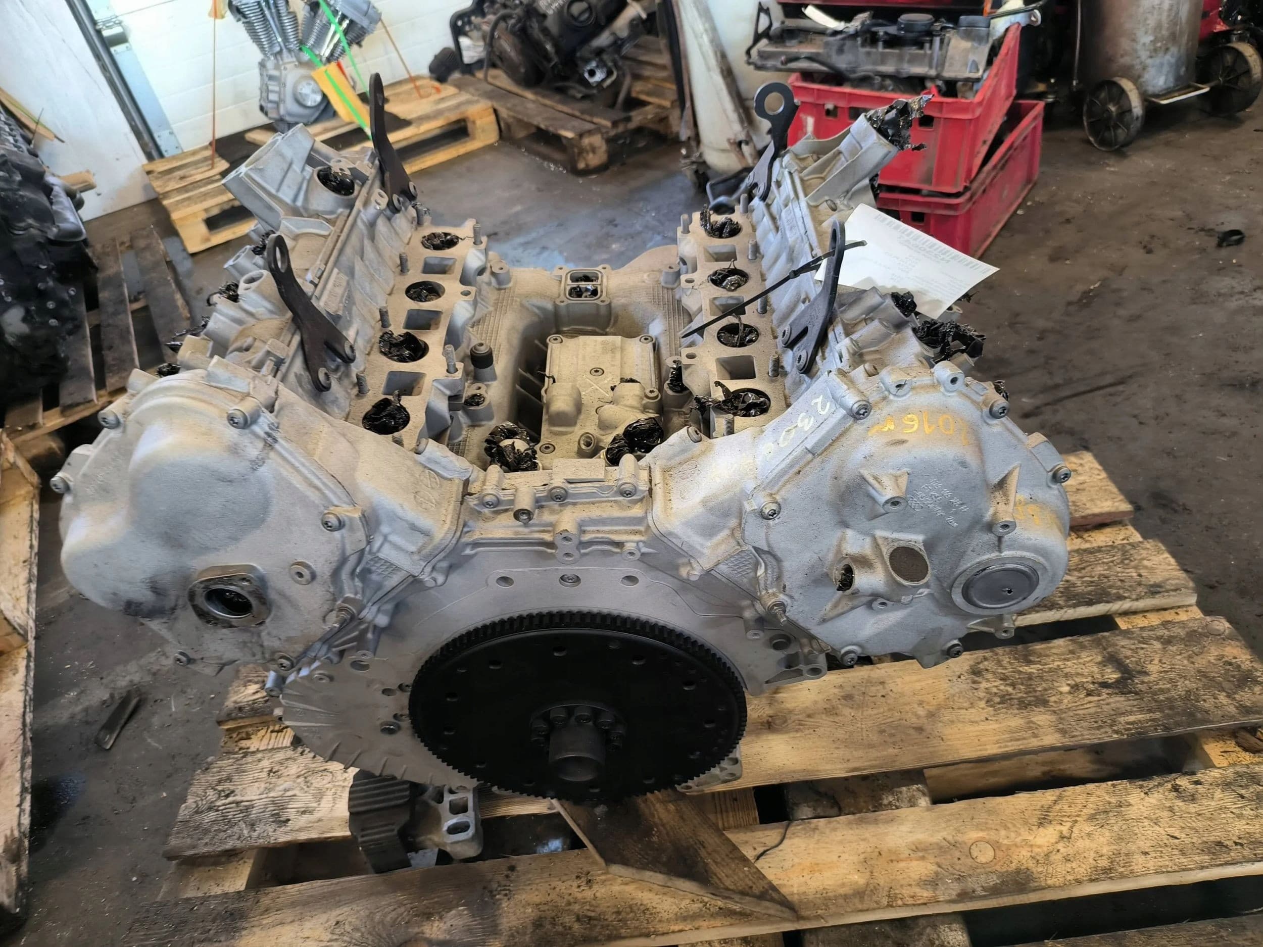 Motor Audi A8 S8 D4 4H 2016 ddta usado 4
