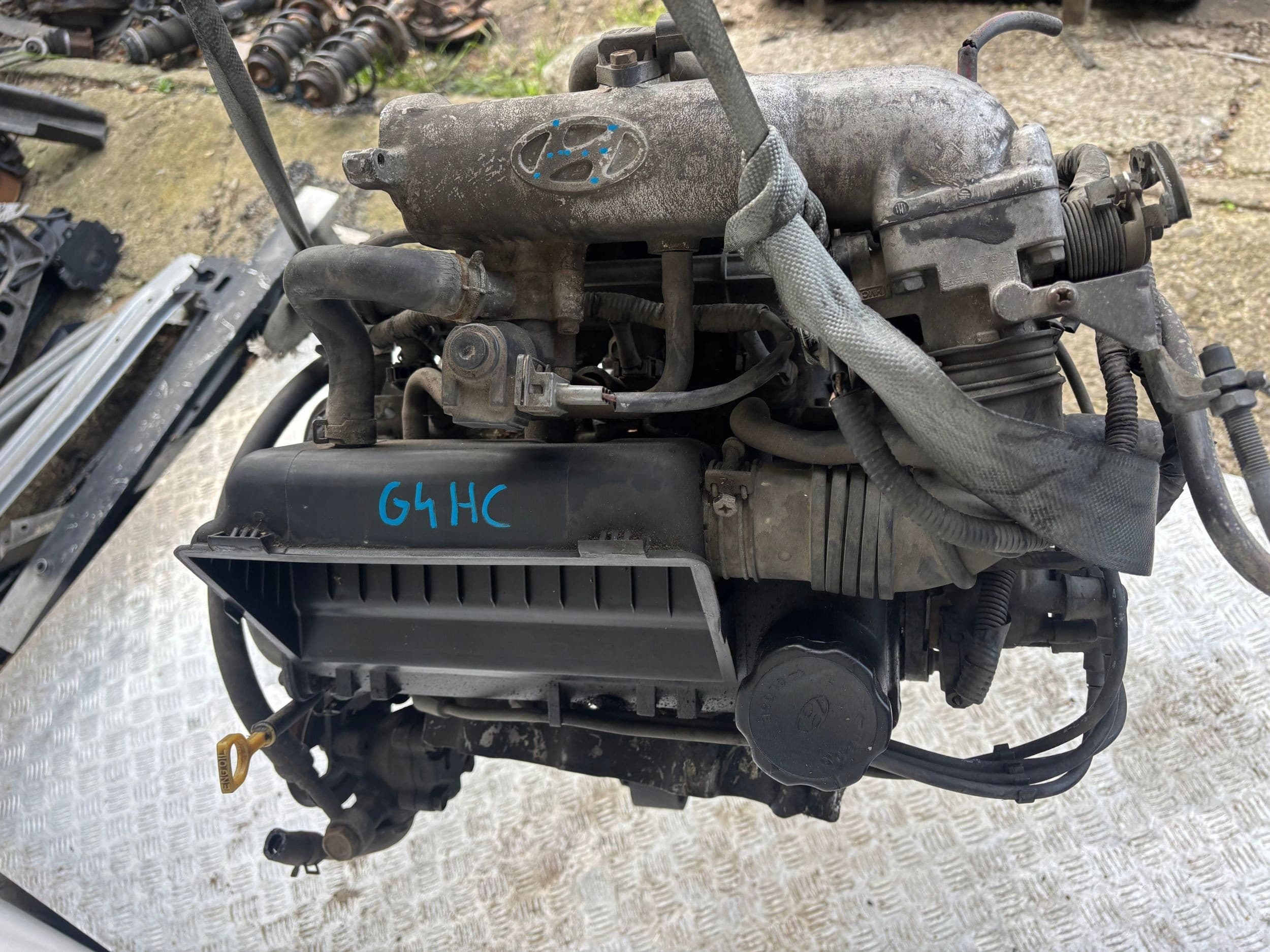 Motor G4HC 1.0 Hyundai Atos usado 4