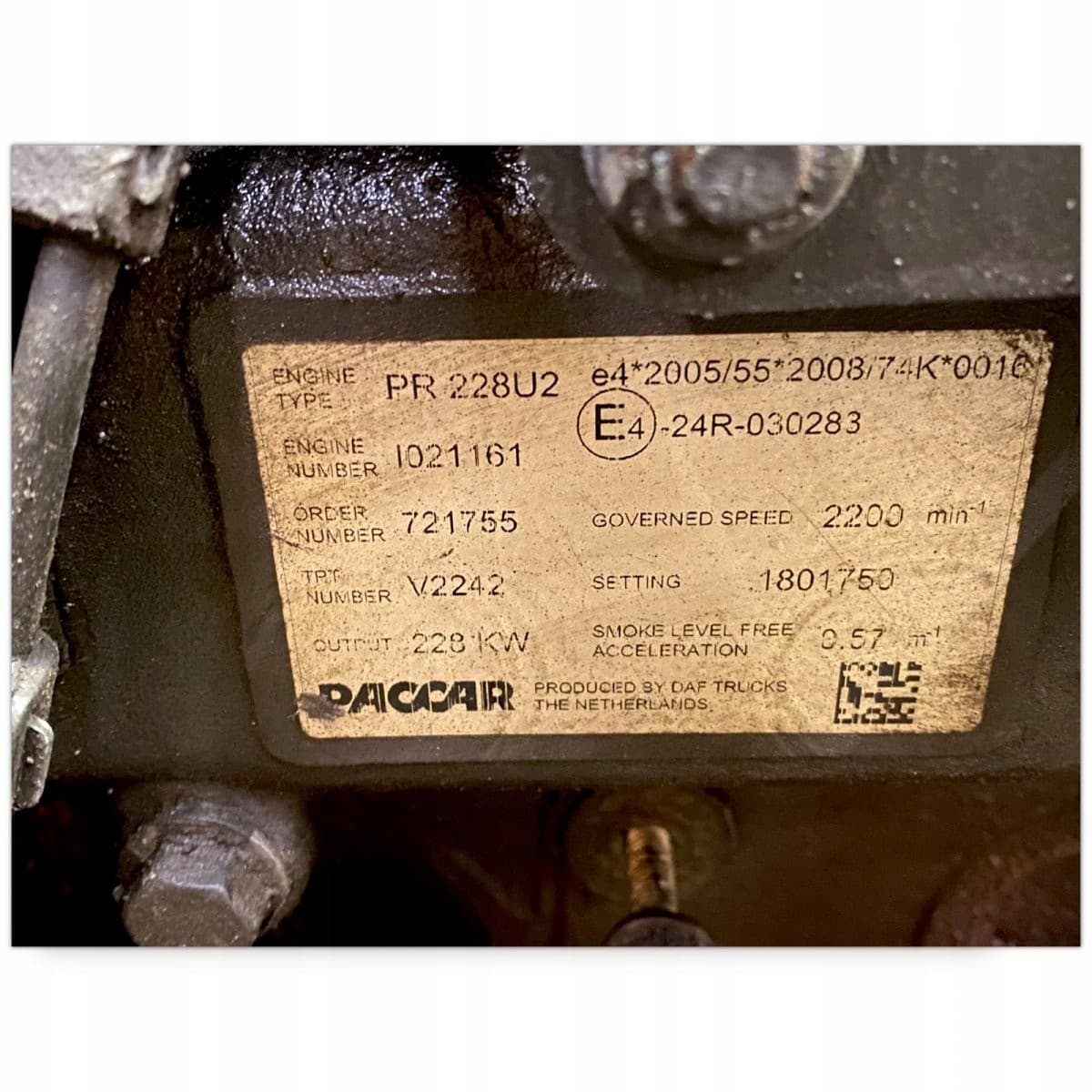 Motor Vdl 721755 usado