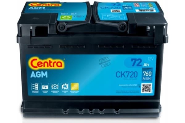 Batería Centra CK700 Agm 12V 70Ah 760A usado