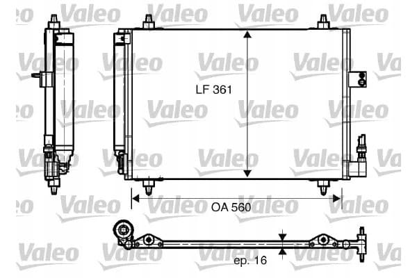 Valeo 817824 Condensador de aire acondicionado nuevo 3