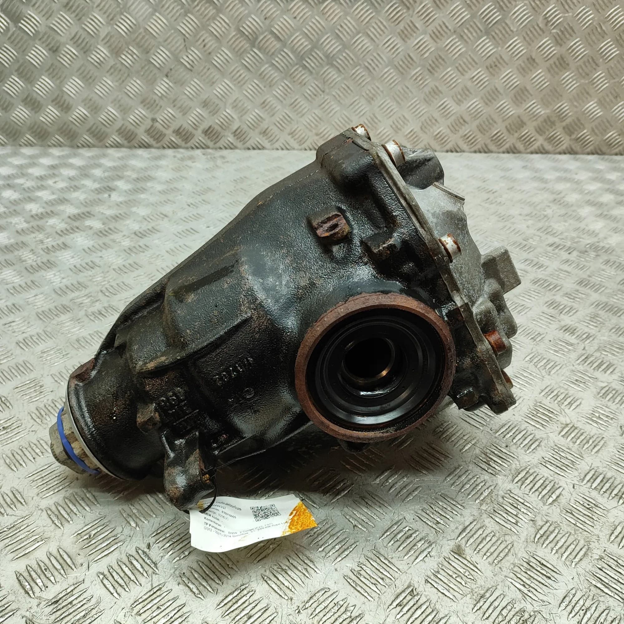 Reductor Trasero BMW 2 Coupe (F22, F87) 3.0L 240kw 2014 usado 3