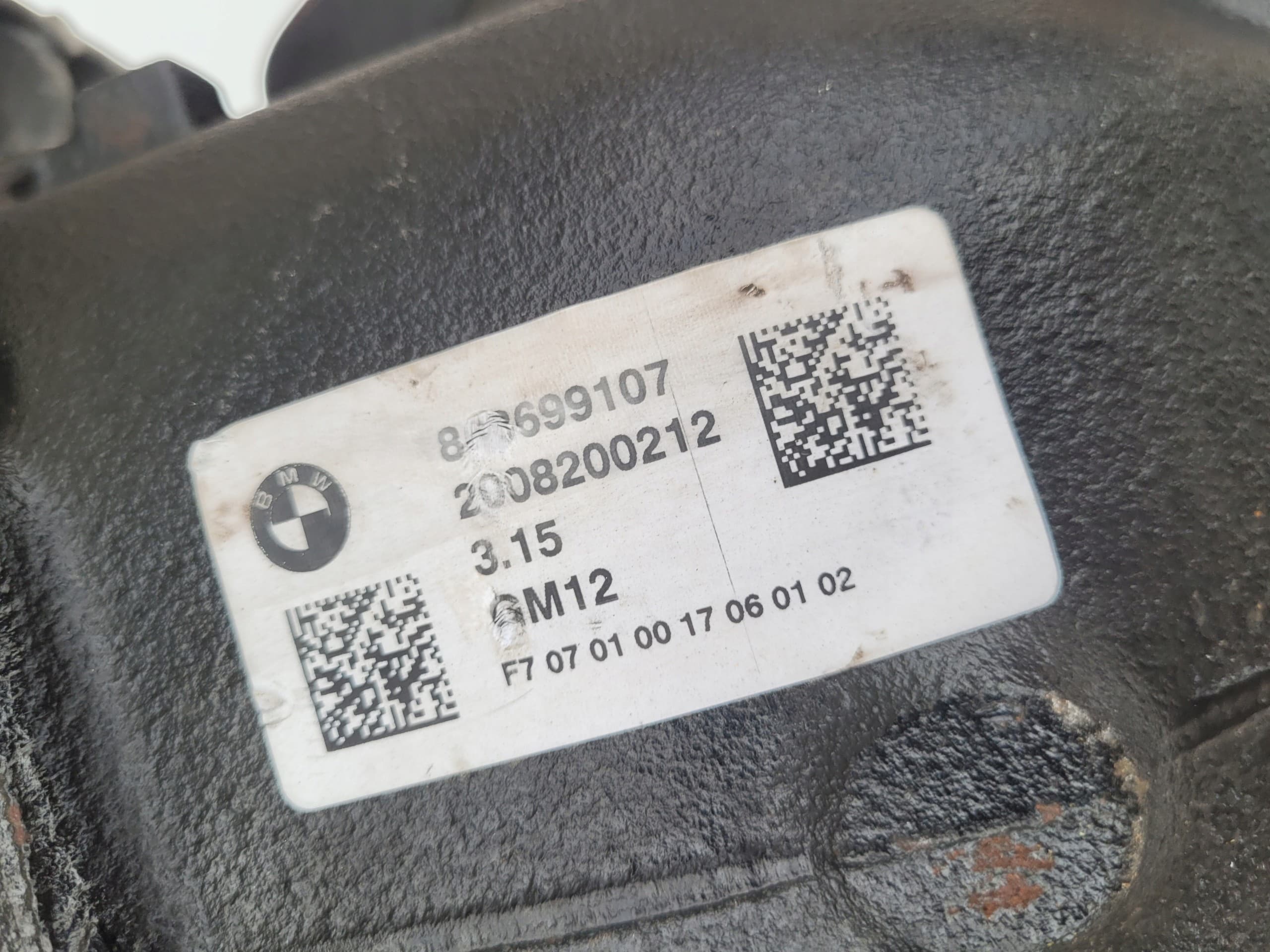 BMW G29 Puente Trasero Diferencial 33108686991 33108686992 usado 2