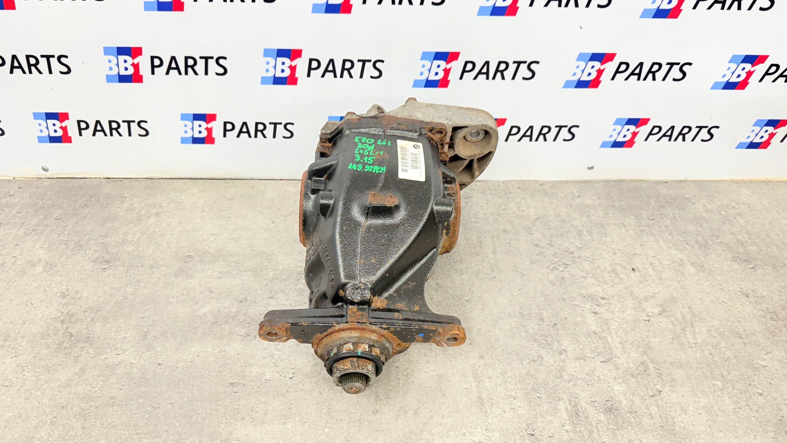 BMW E70 X5 Lci Lift Differential Rear 3.15 30D 35I 7630912 usado
