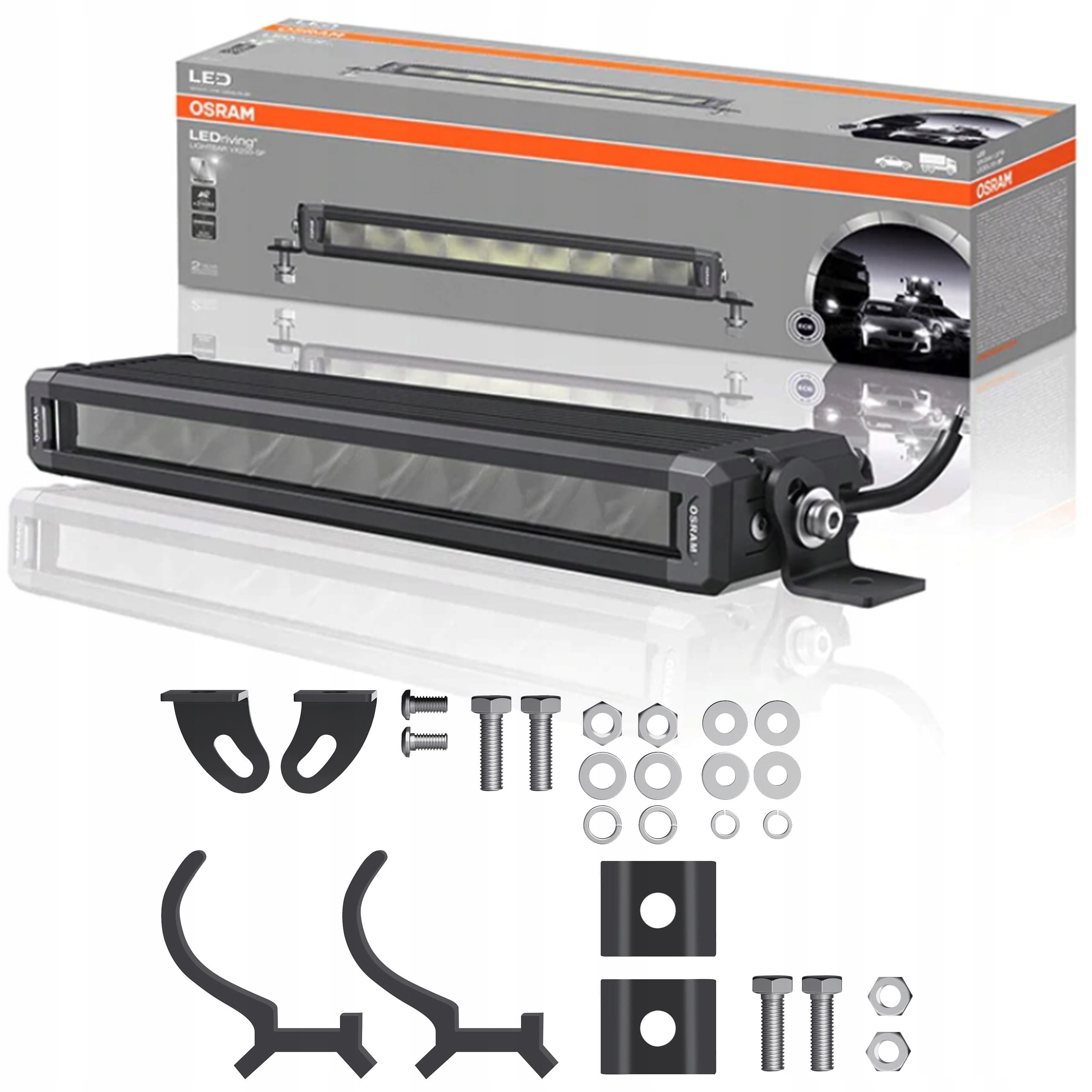 Lámpara de largo alcance Osram LED 27 W 1500 lm rectangular nuevo