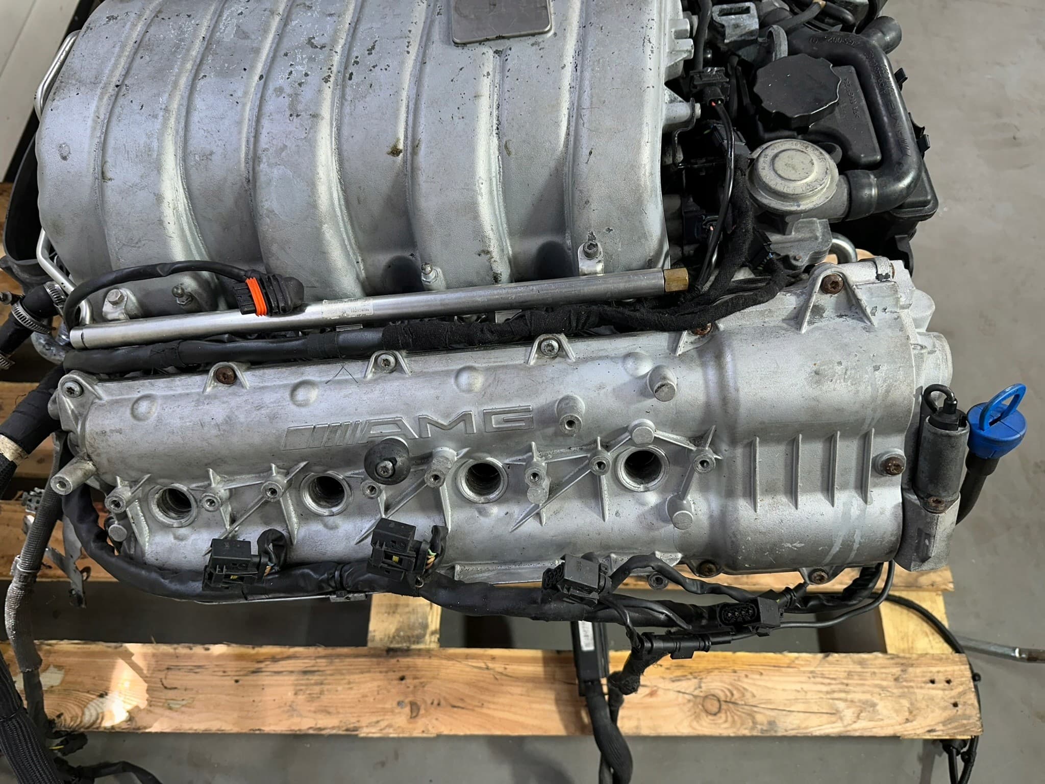 Motor 156980 Mercedes ML 6.3 Amg, GL W164, X164, OM156 V8 usado 4