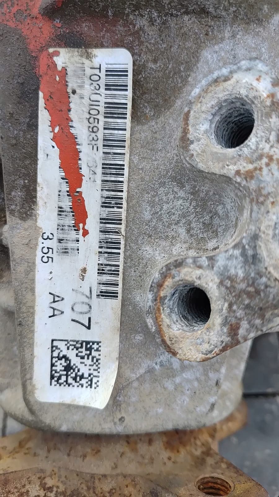 Dodge Ram IV 09- Diferencial Puente Delantero 3.55 Usa usado 9