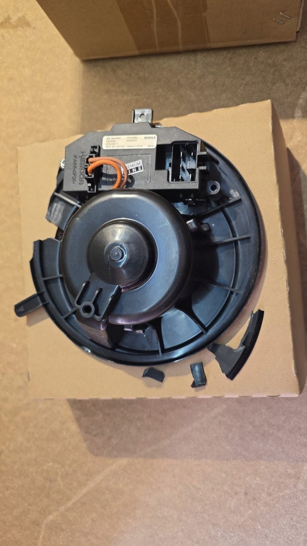Mahle AB 149 000P Ventilador interior nuevo 3
