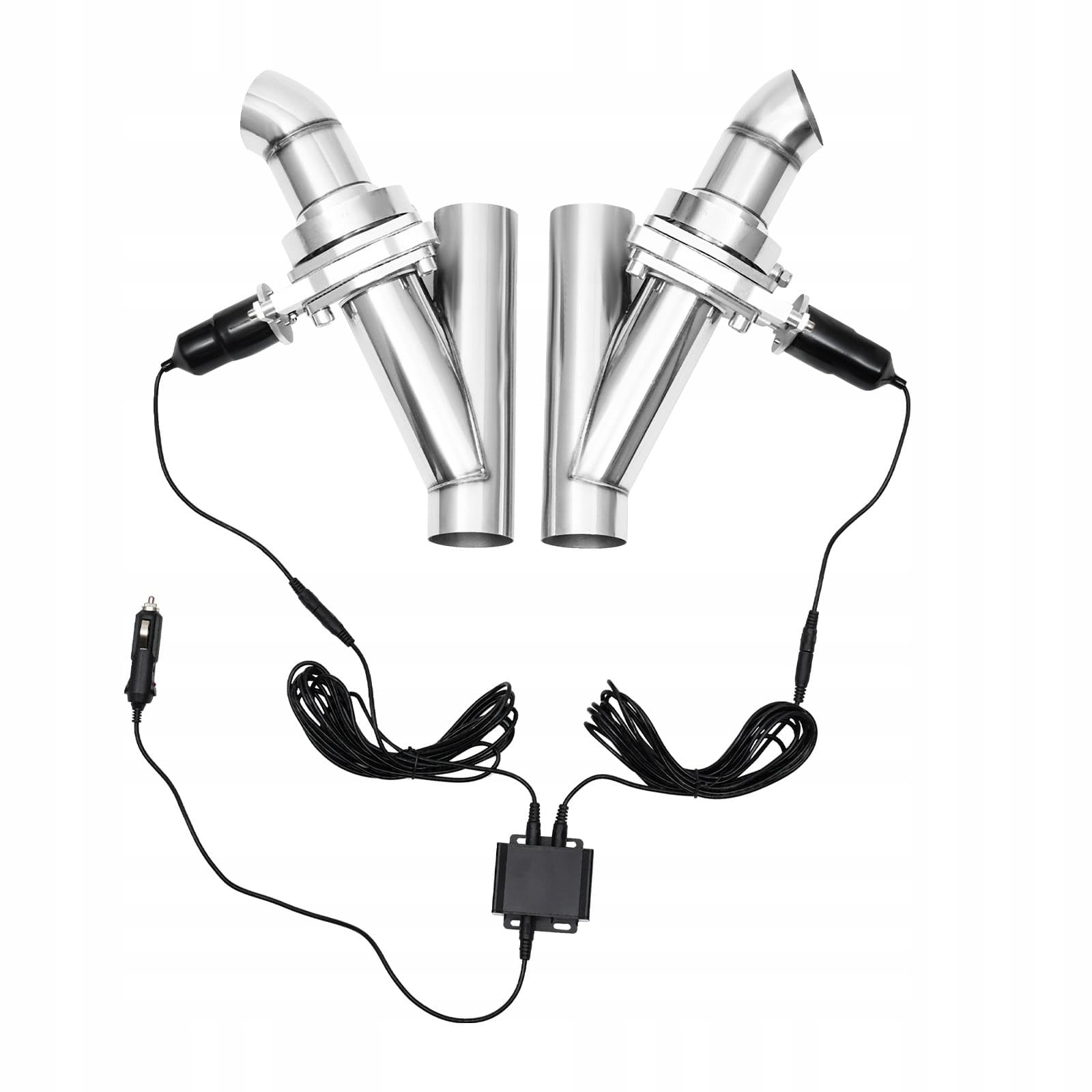 Válvula de Corte de Escape 12V 63mm Doble con Control Remoto usado