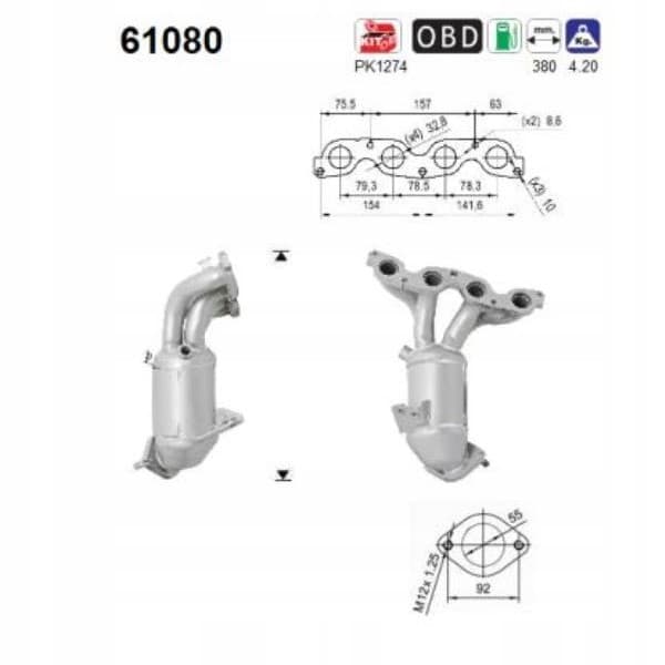 Catalizador AS 61080 usado