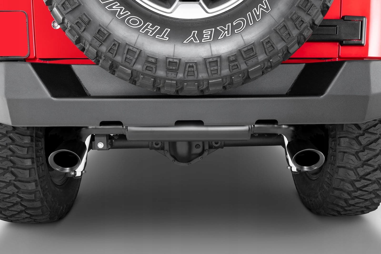 Escape Doble Tuning de Acero para Jeep Wrangler JK nuevo 2