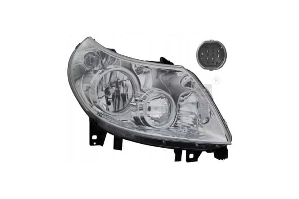 Faros Fiat Ducato Boxer Jumper 2007-2010 Tyc nuevo 2