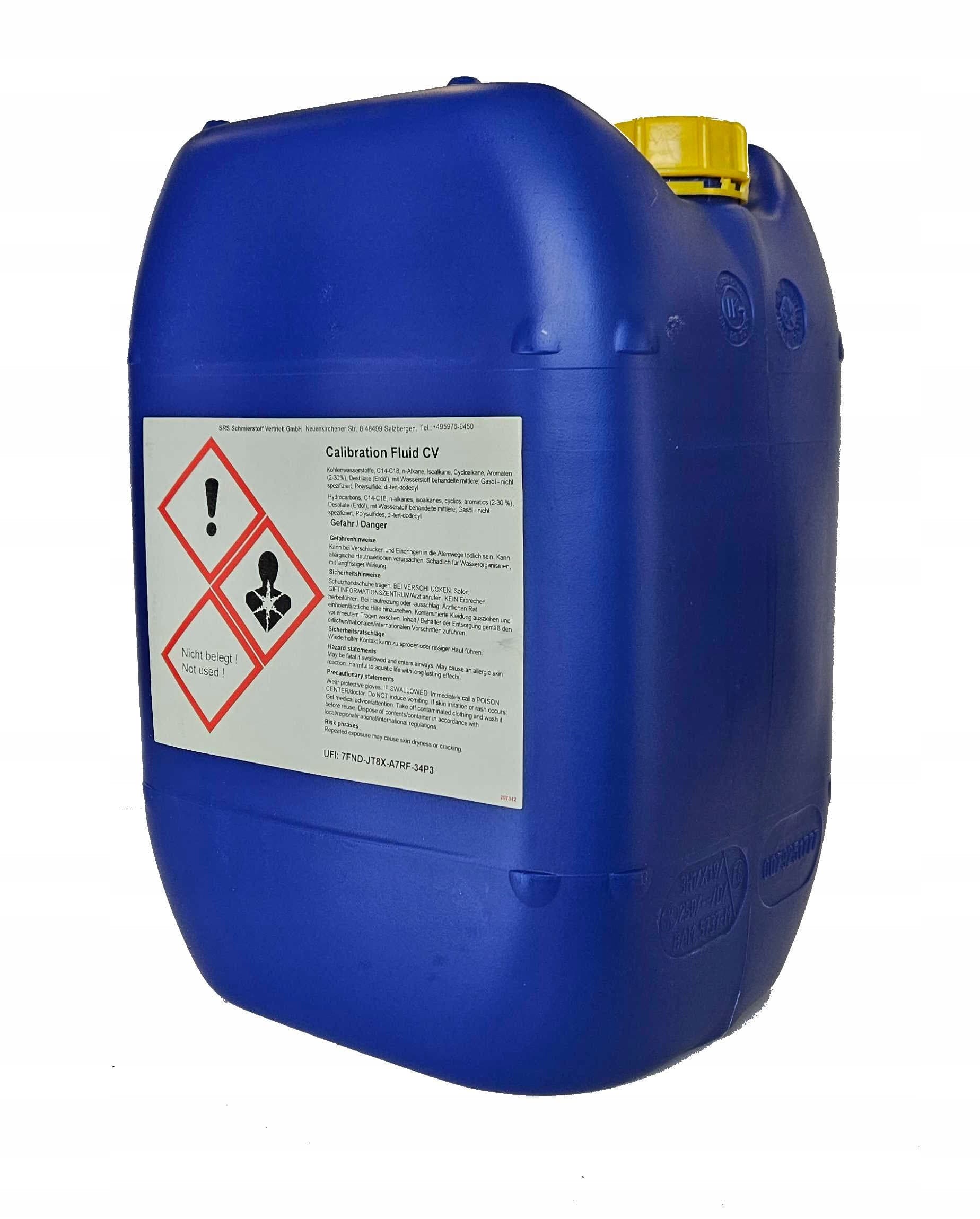 Fluido de Prueba para Calibración Srs, 20L nuevo 4