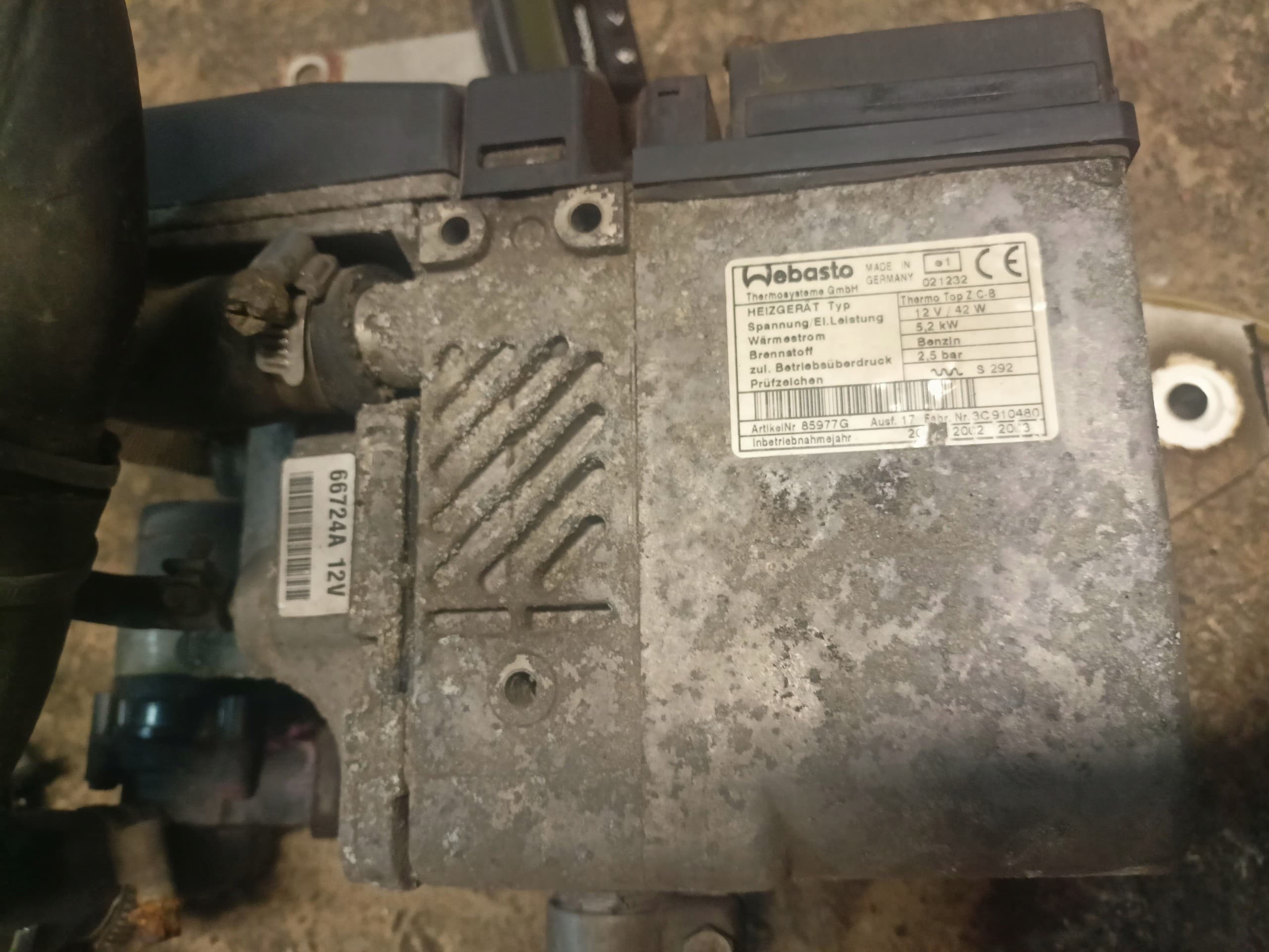 Calefactor de Agua Webasto Bse-D10 6kW 12V Diésel/Gasolina usado 3