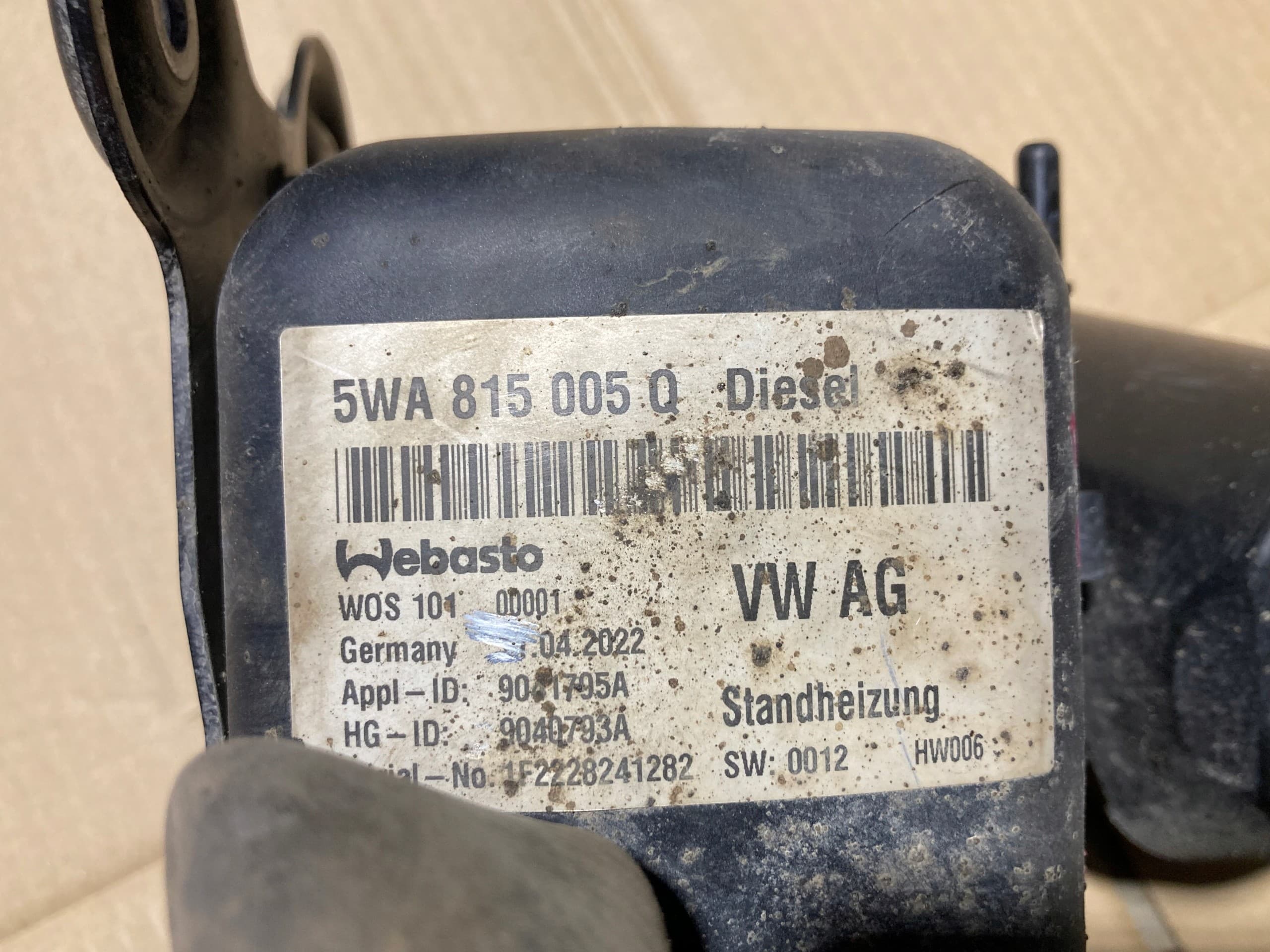 Webasto para VW Golf Viii 8 (Número de pieza 5WA815005Q) usado 4