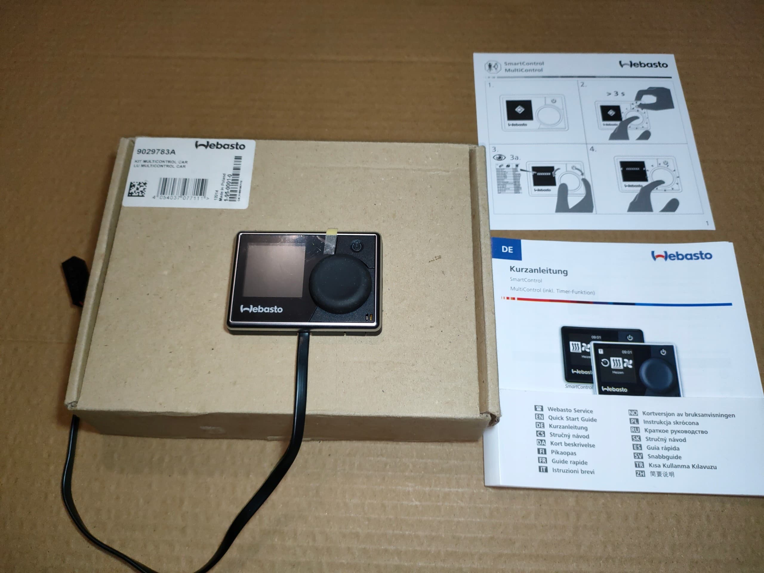 Controlador Webasto Multicontrol 9025931E nuevo