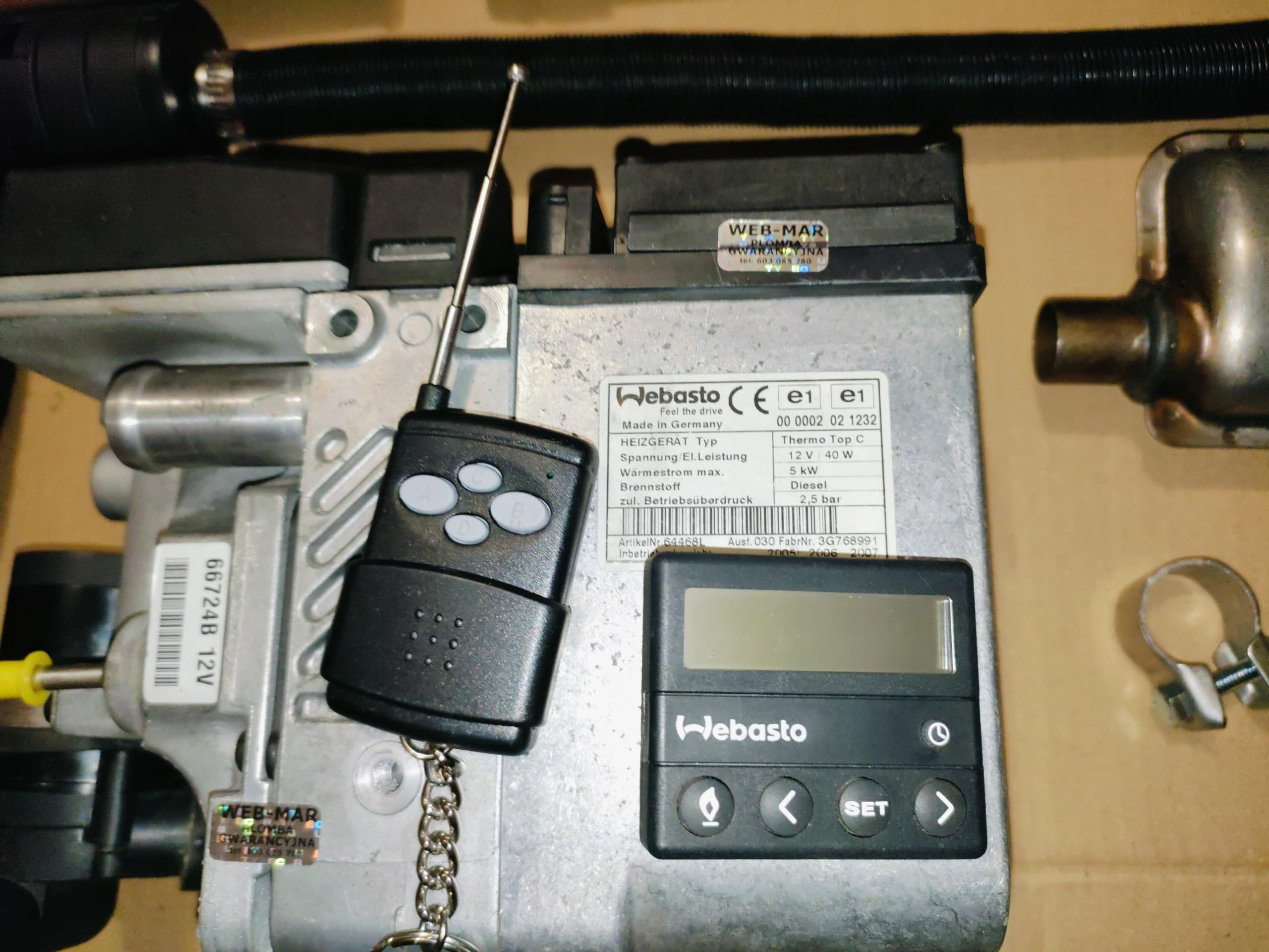 Controlador Webasto Multicontrol 9025931E nuevo 3