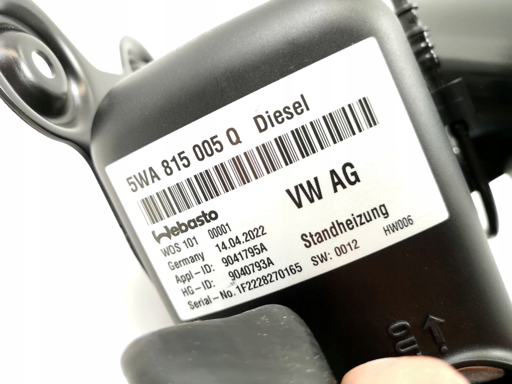 Calefactor estacionario Webasto para Audi A3 8Y nuevo 2