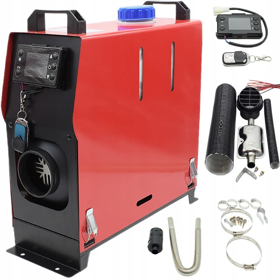 Calefactor portátil para garaje y vehículo 8kW 12V usado 9