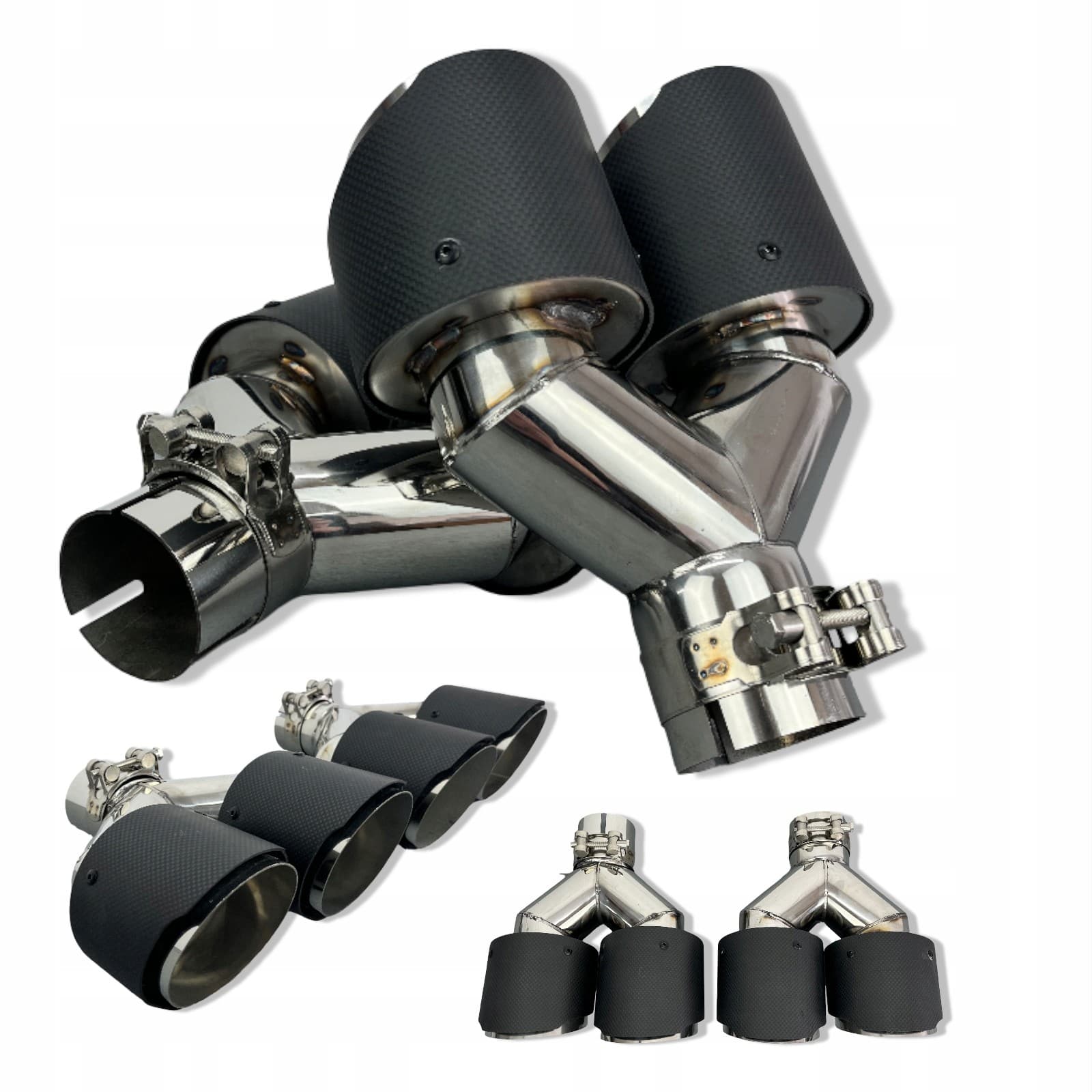 Puntas de Escape Dobles Universales 101mm para BMW nuevo