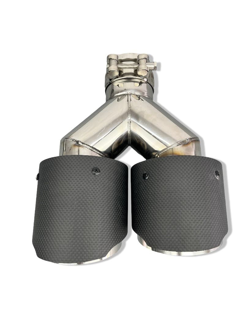 Puntas de Escape Dobles Universales 101mm para BMW nuevo 6