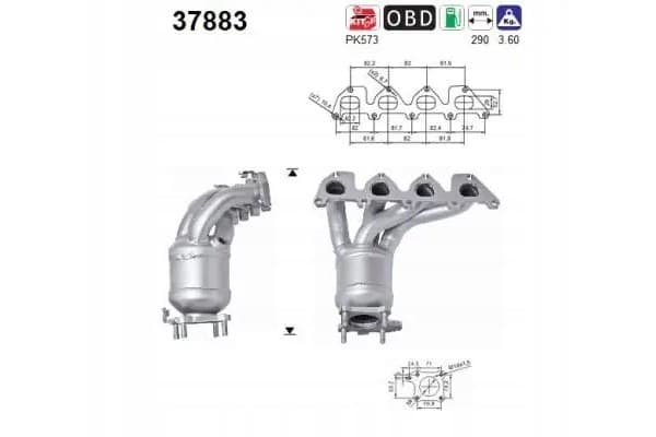 Catalizador AS 37883 nuevo 2