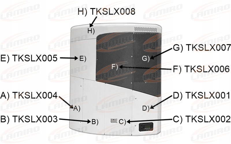 Cubierta Superior Thermo King Slx nuevo 4