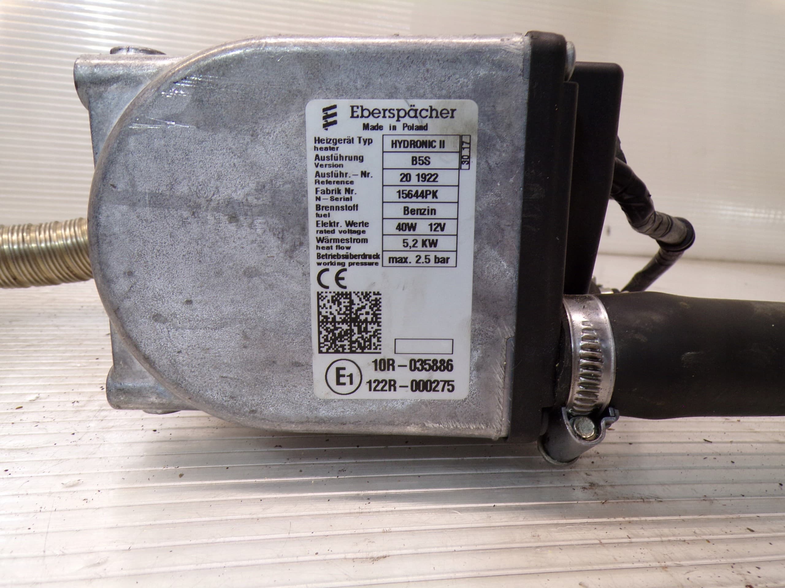 Calefactor estacionario Webasto Eberspacher Hydronic II B5S usado 6