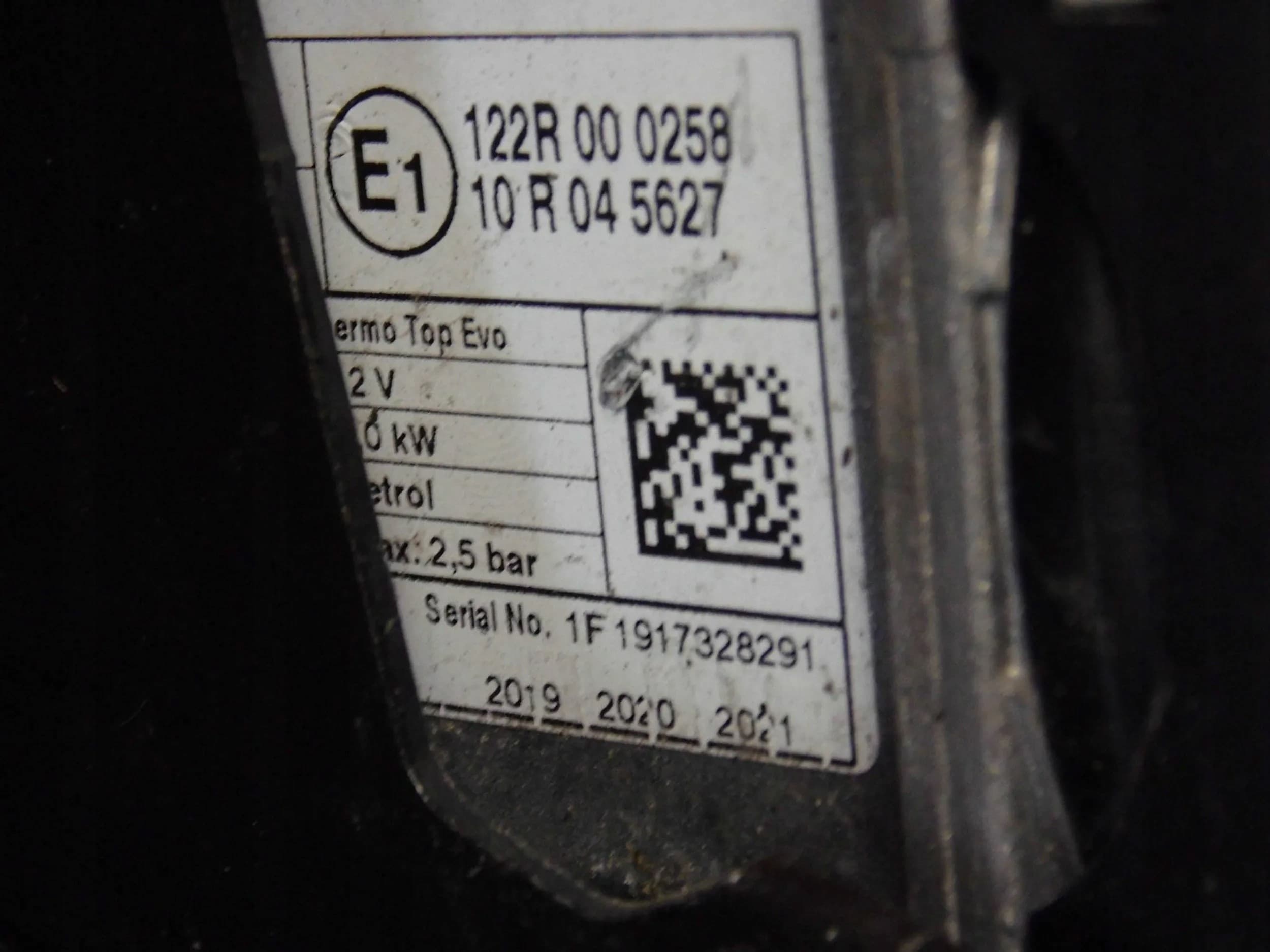 Calefactor de estacionamiento Webasto para Volvo XC90 II usado 10