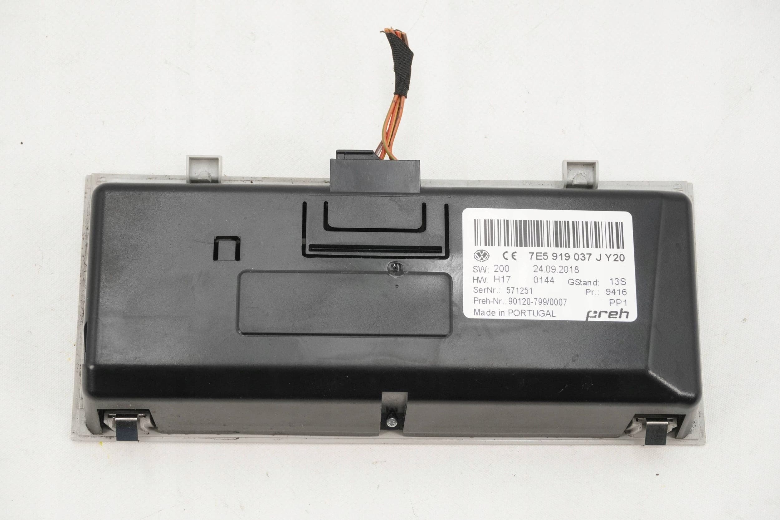 Panel de Control Webasto VW Amarok 7E5919037J usado 6