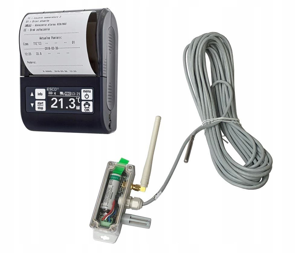 Registrador de Temperatura DR203 Esco con 2 Sensores nuevo