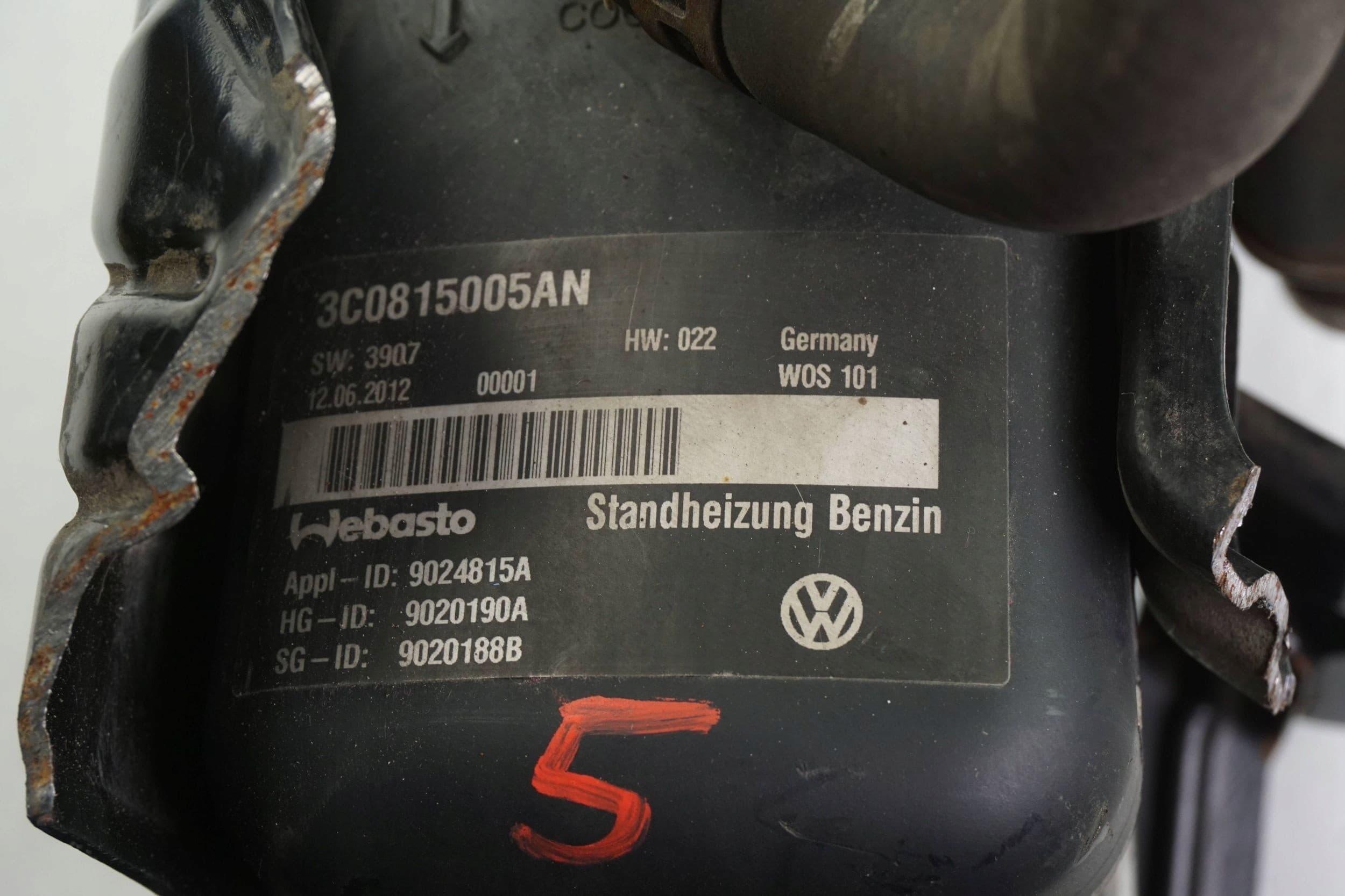 Calefactor estacionamiento Webasto VW Passat B7 3C0815005AN usado 7