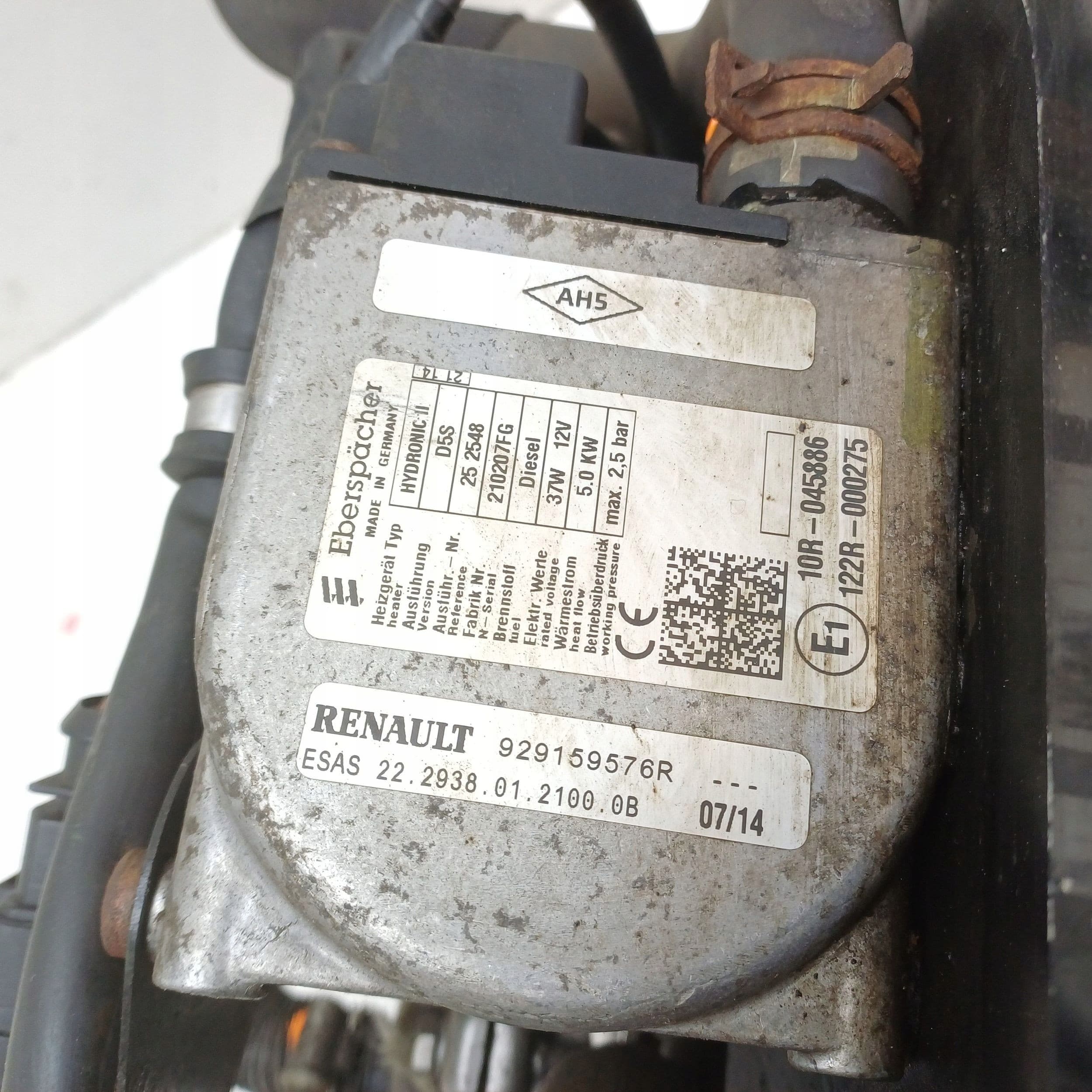 Calefactor Auxiliar (Webasto) para Renault Kangoo II 2015 usado 7