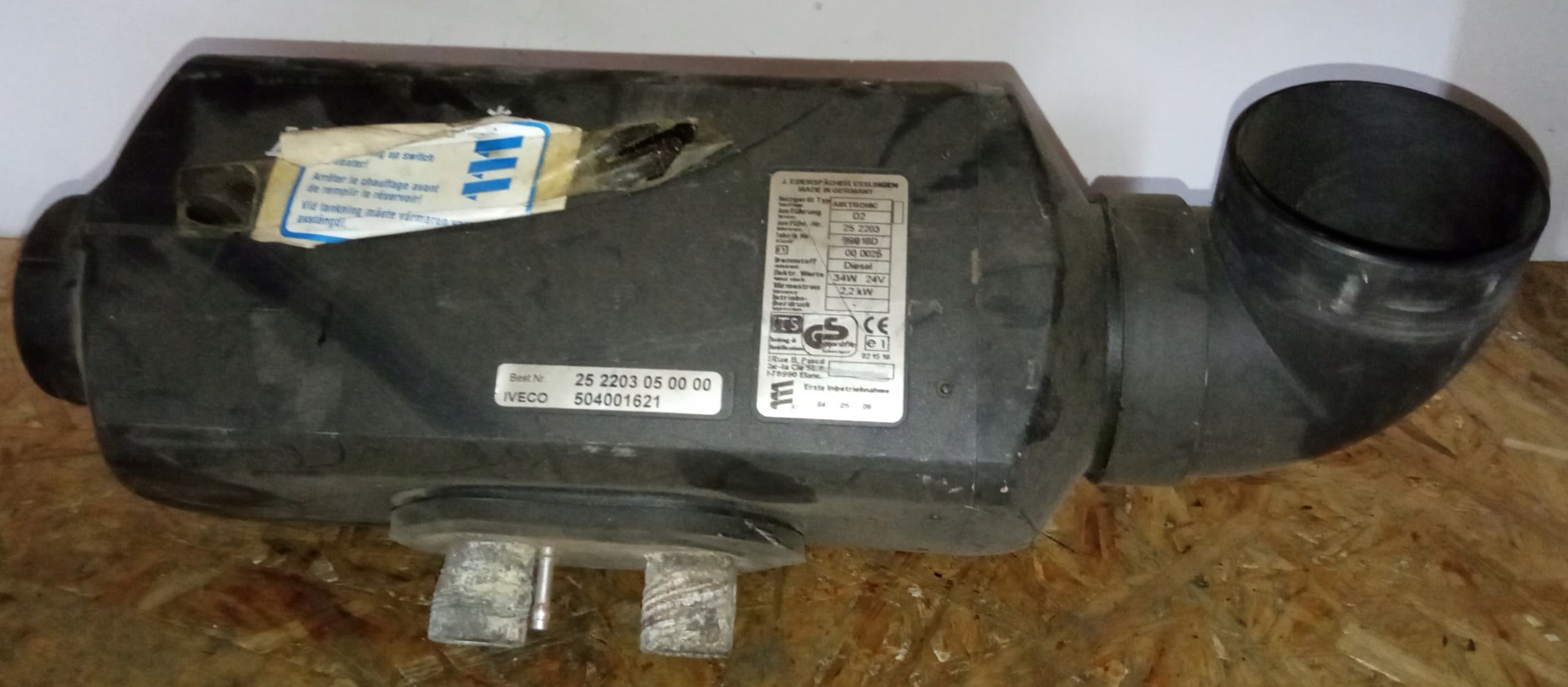 Calefactor estacionario Airtronic D2 Iveco Stralis usado