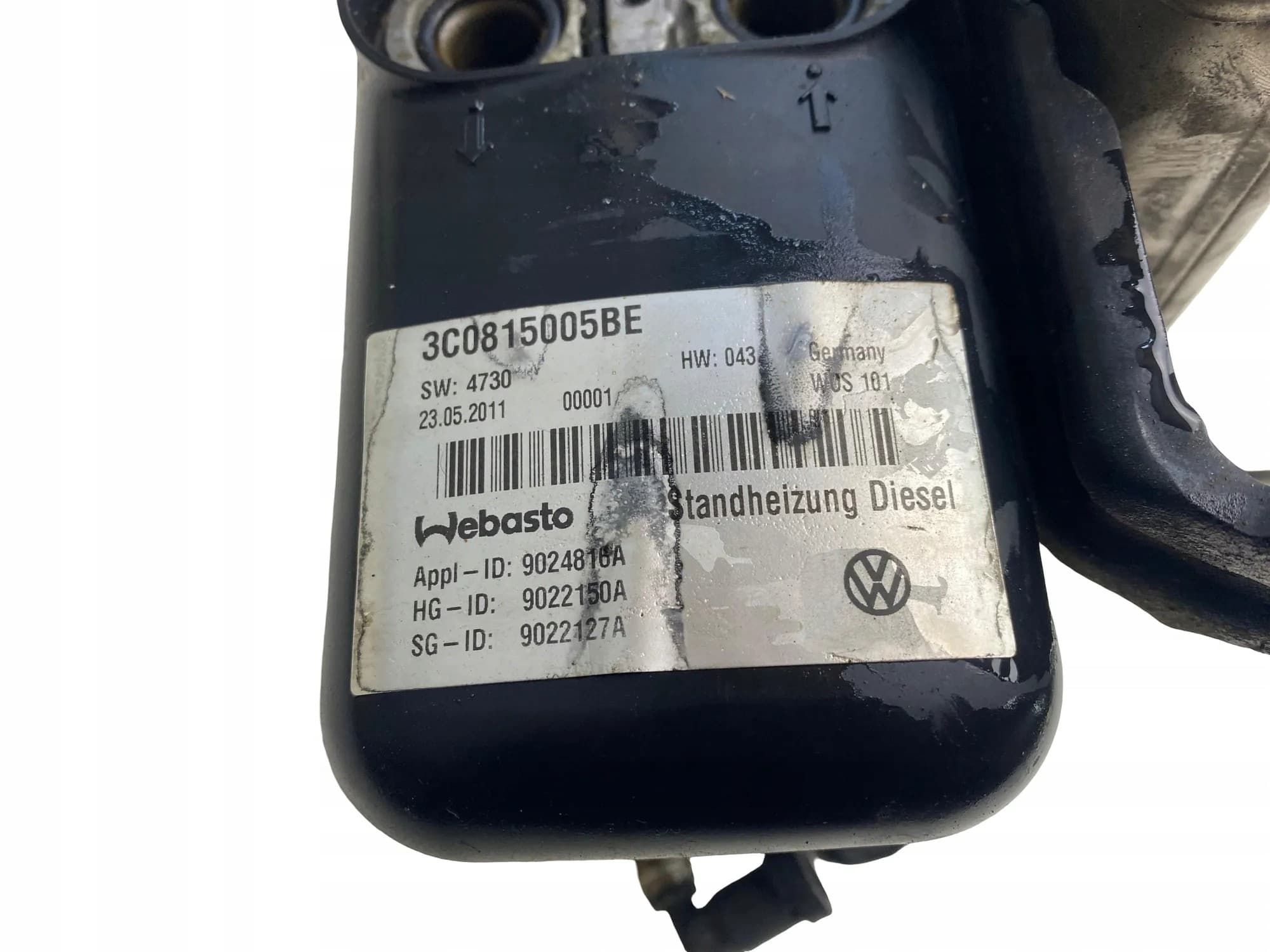 Calefactor Auxiliar Webasto VW Passat B7 3C0815005BE usado 8
