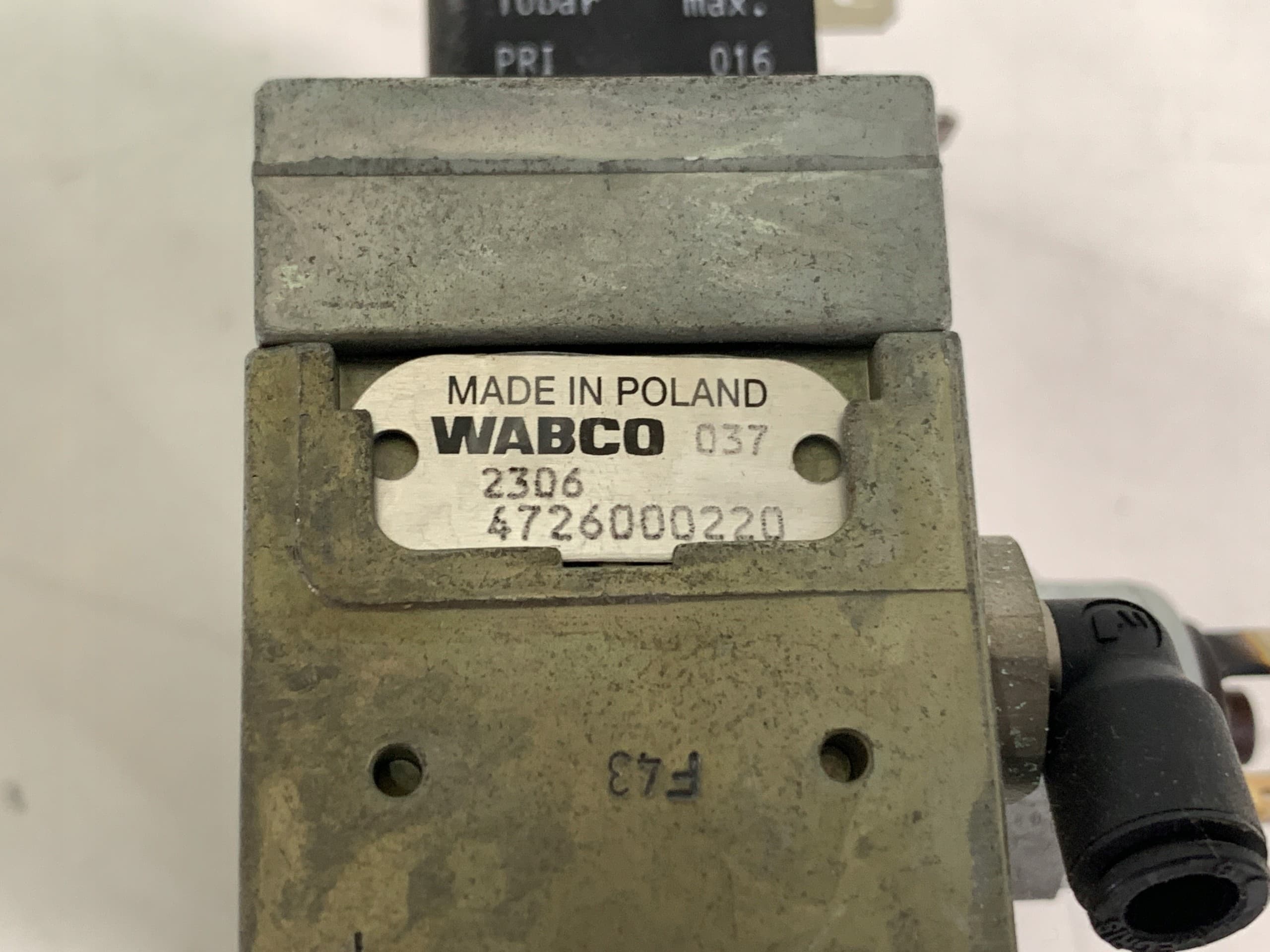 Válvula magnética Wabco 4726000220 nuevo 11