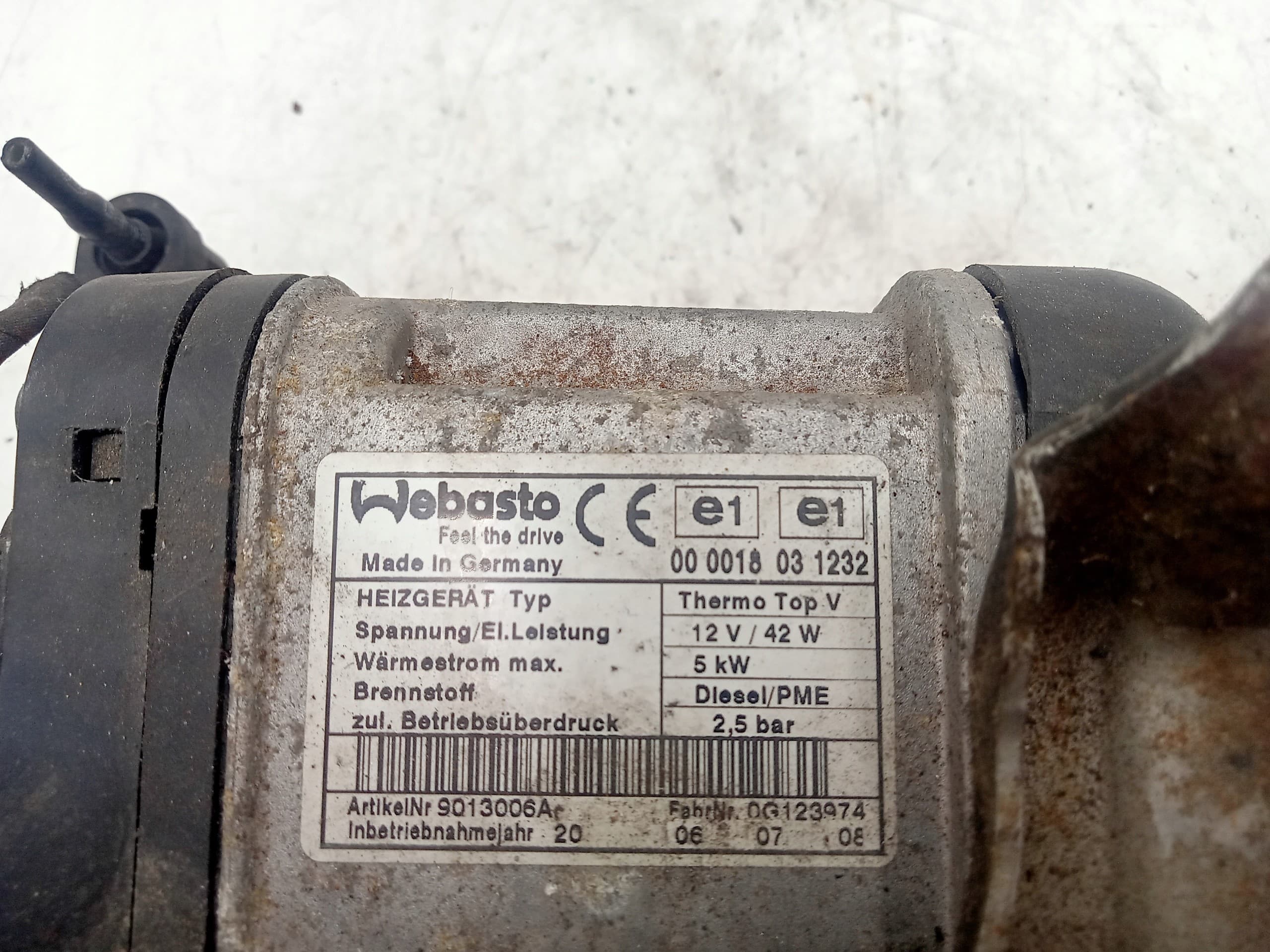 Calefactor estacionario Webasto VW Passat B6 3C0815005J usado 7