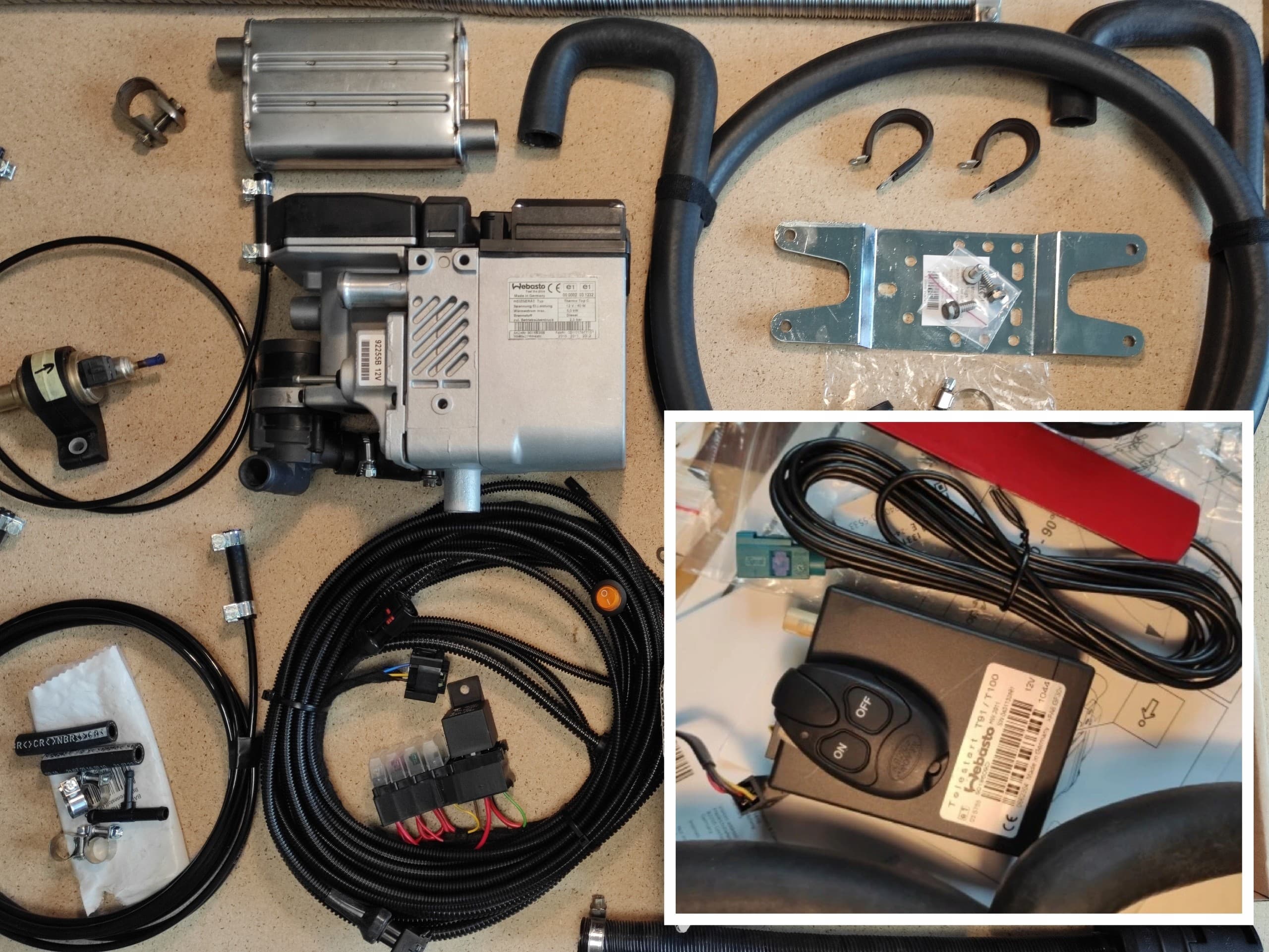 Kit de control remoto Webasto T91 para Audi Q7 4L diésel nuevo