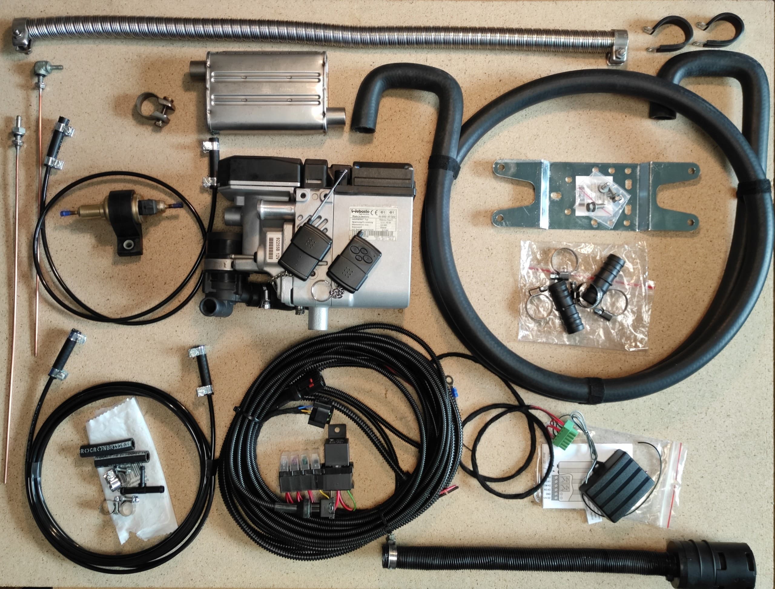 Kit de control remoto Webasto T91 para Audi Q7 4L diésel nuevo 9