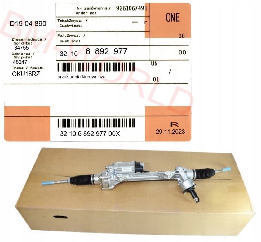 Caja de Dirección BMW OE Original 32106892977 nuevo