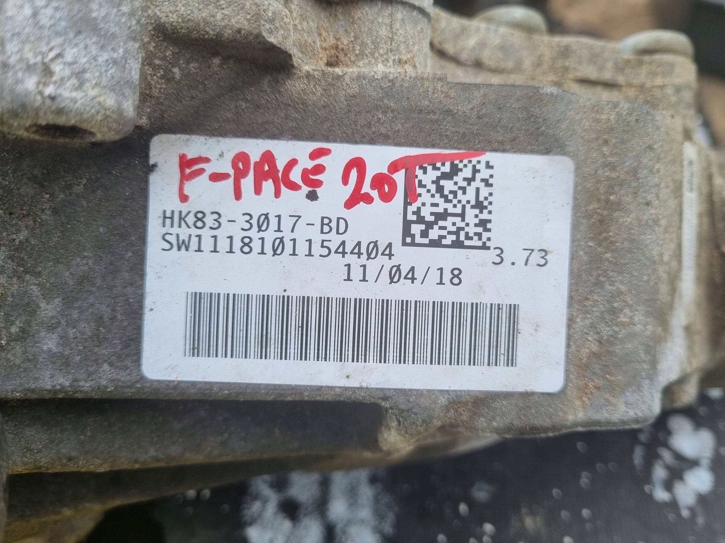 Diferencial delantero Jaguar F-Pace 2.0T 3.0 V6 HK833017BD 3.73 usado 11
