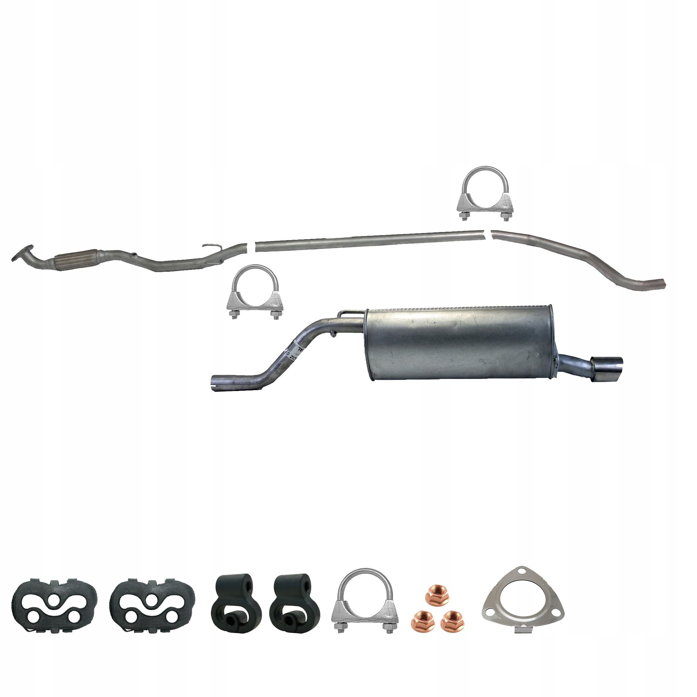 Juego de silenciadores Opel Corsa C/Corsa D 1.2 80HP 2005- nuevo