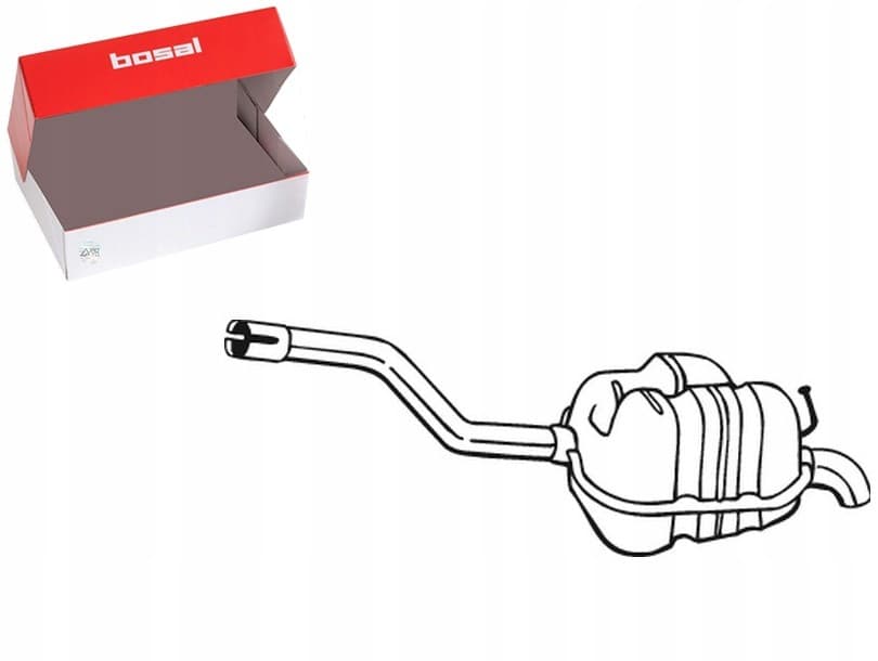 Bosal 233-161 Silenciador Trasero nuevo