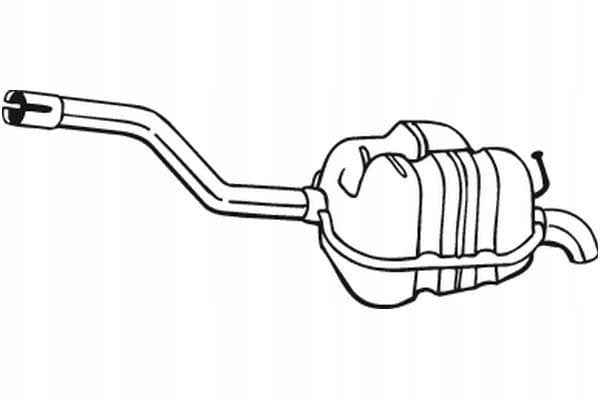 Bosal 233-161 Silenciador Trasero nuevo 2